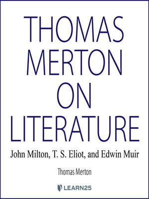 cover image of Thomas Merton on Literature
